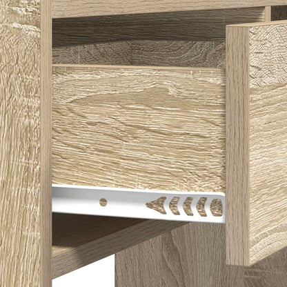 Wandtafel Sonoma Eiken 90 x 35 x 80 cm Bewerkt hout