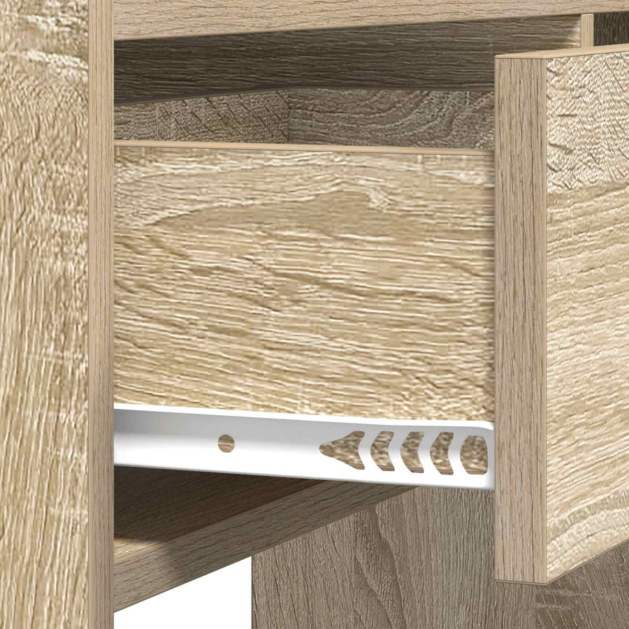 Wandtafel Sonoma Eiken 90 x 35 x 80 cm Bewerkt hout