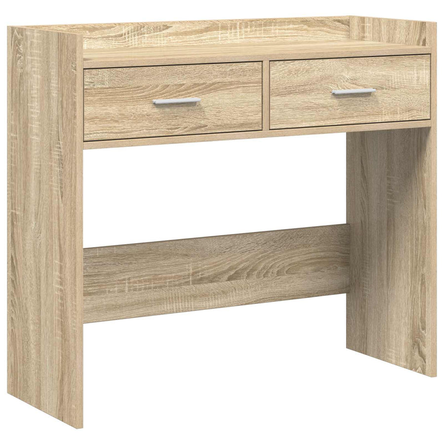 Wandtafel Sonoma Eiken 90 x 35 x 80 cm Bewerkt hout