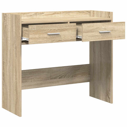 Wandtafel Sonoma Eiken 90 x 35 x 80 cm Bewerkt hout