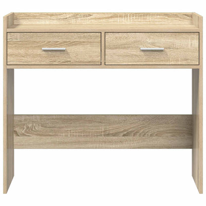 Wandtafel Sonoma Eiken 90 x 35 x 80 cm Bewerkt hout