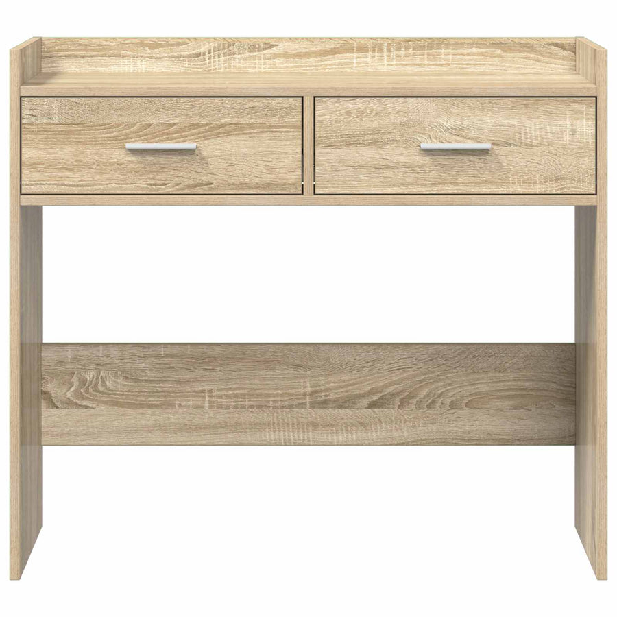 Wandtafel Sonoma Eiken 90 x 35 x 80 cm Bewerkt hout