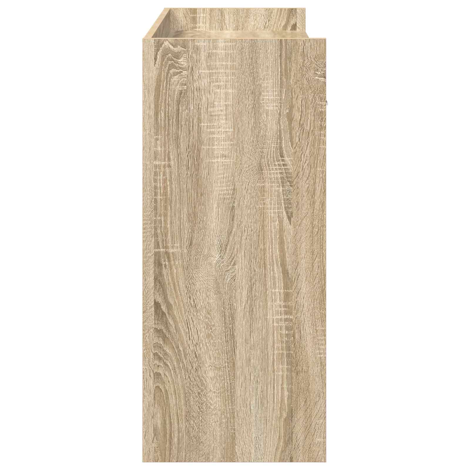 Wandtafel Sonoma Eiken 90 x 35 x 80 cm Bewerkt hout