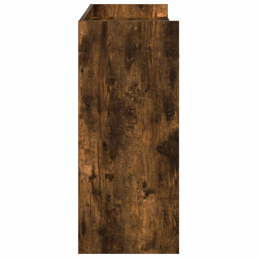 Wandtafel Gerookt eiken 90 x 35 x 80 cm Bewerkt hout