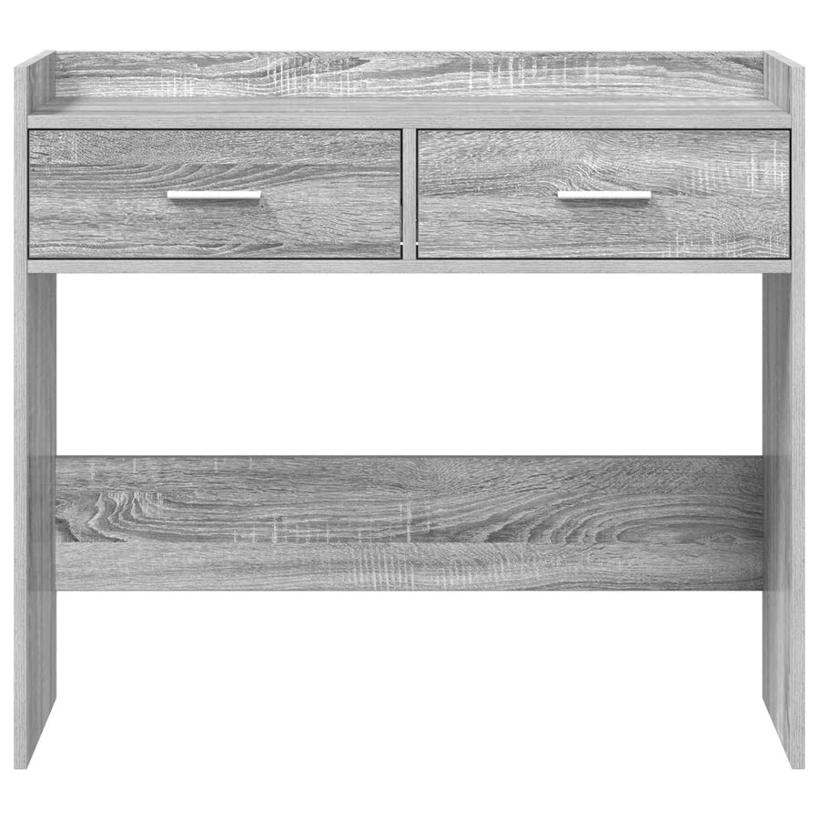Wandtafel Grijs Sonoma 90 x 35 x 80 cm Bewerkt hout