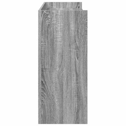 Wandtafel Grijs Sonoma 90 x 35 x 80 cm Bewerkt hout