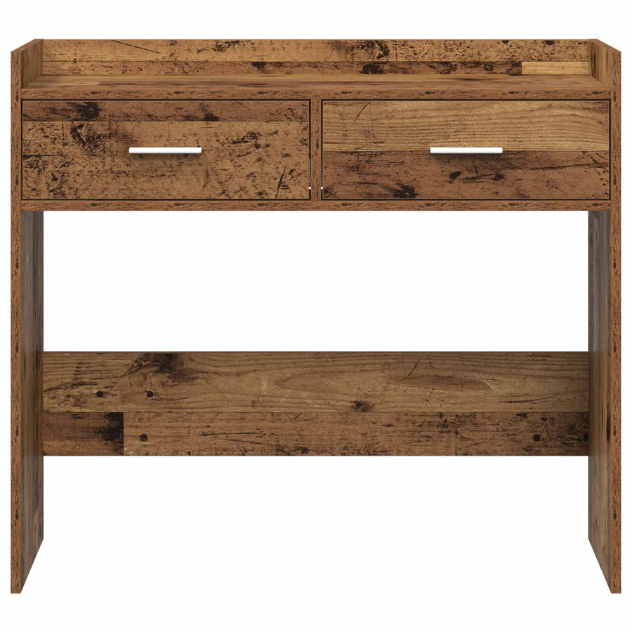 Wandtafel Oud hout 90 x 35 x 80 cm Bewerkt hout