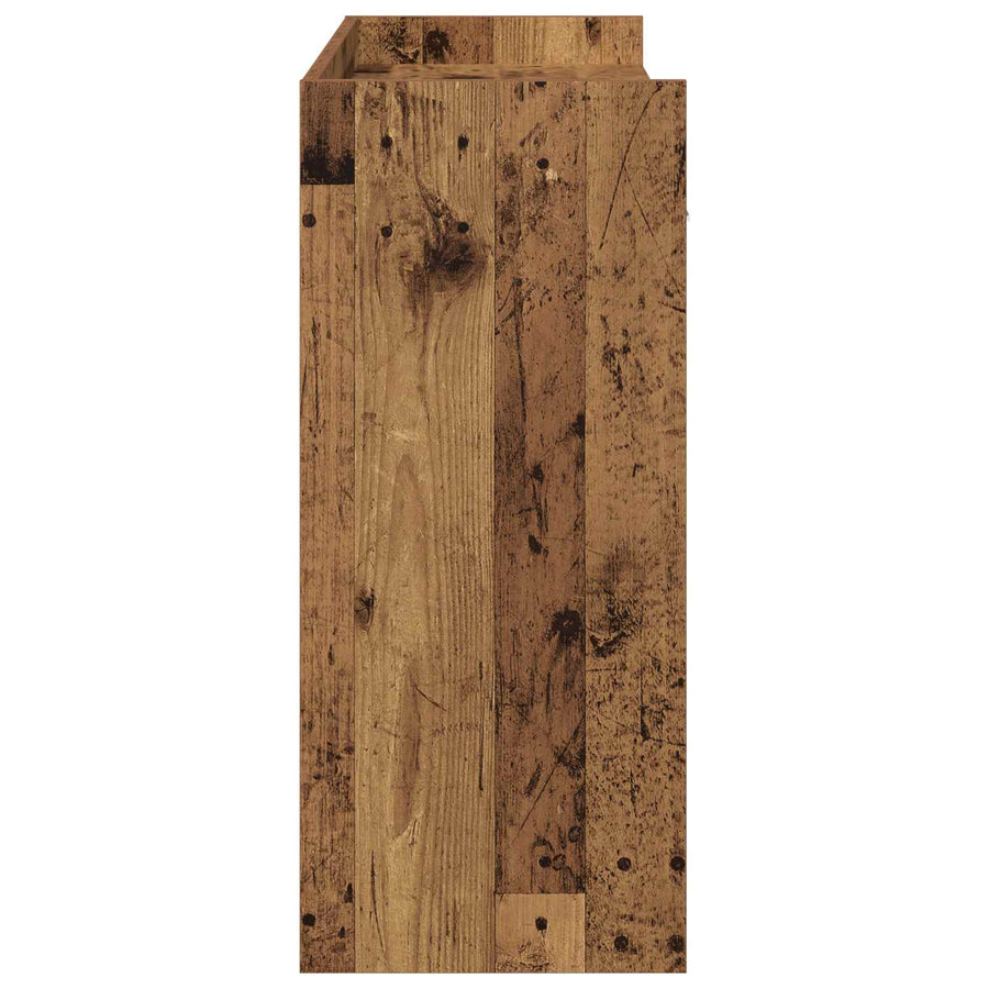 Wandtafel Oud hout 90 x 35 x 80 cm Bewerkt hout