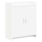 Schoenenkast 73,5x36x92 cm wit bewerkt hout