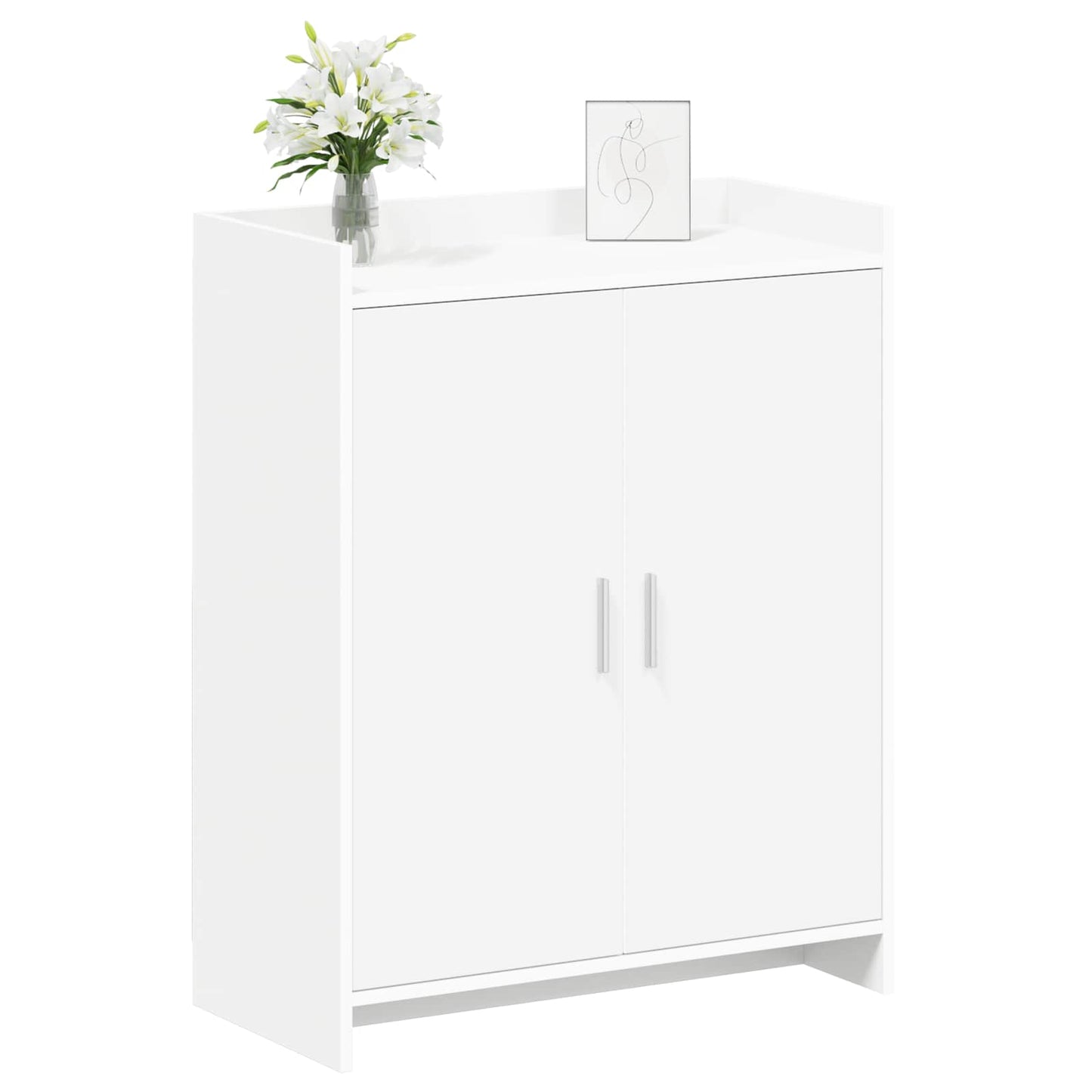 Schoenenkast met opslag Wit 73,5 x 36 x 92 cm Bewerkt hout