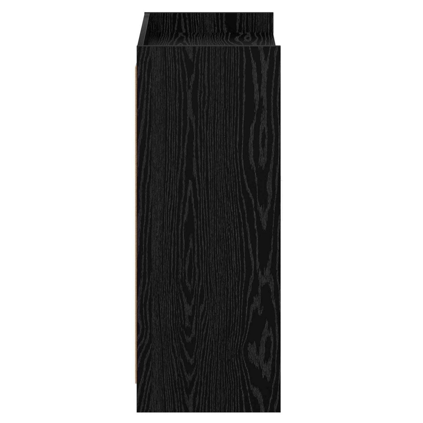 Schoenenkast Zwart eiken 73,5 x 36 x 92 cm Bewerkt hout