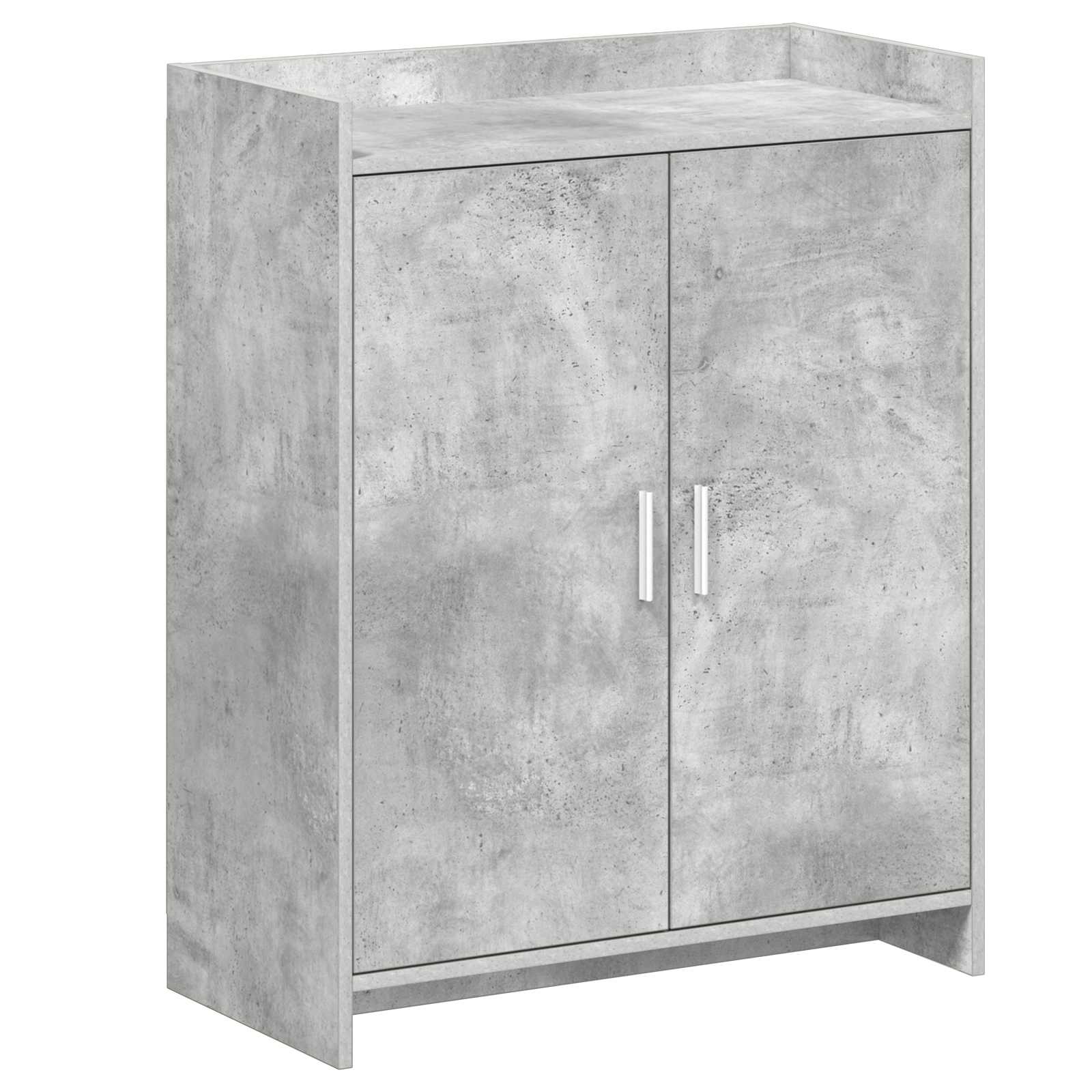 Schoenenkast Betongrijs 73,5 x 36 x 92 cm Bewerkt hout