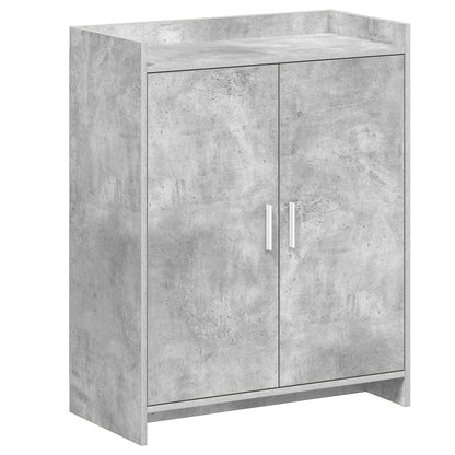 Schoenenkast Betongrijs 73,5 x 36 x 92 cm Bewerkt hout