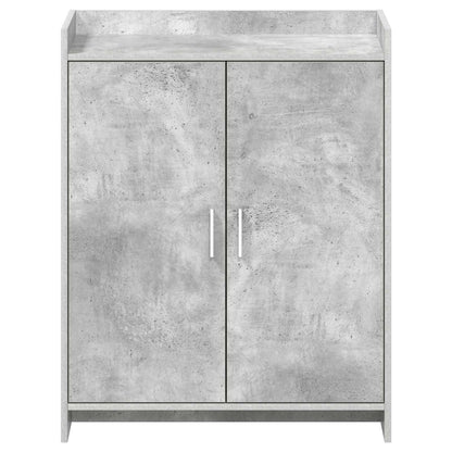 Schoenenkast Betongrijs 73,5 x 36 x 92 cm Bewerkt hout