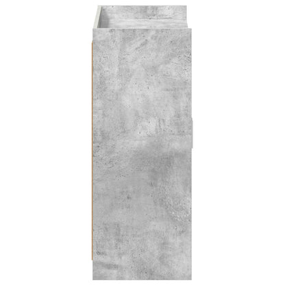Schoenenkast Betongrijs 73,5 x 36 x 92 cm Bewerkt hout