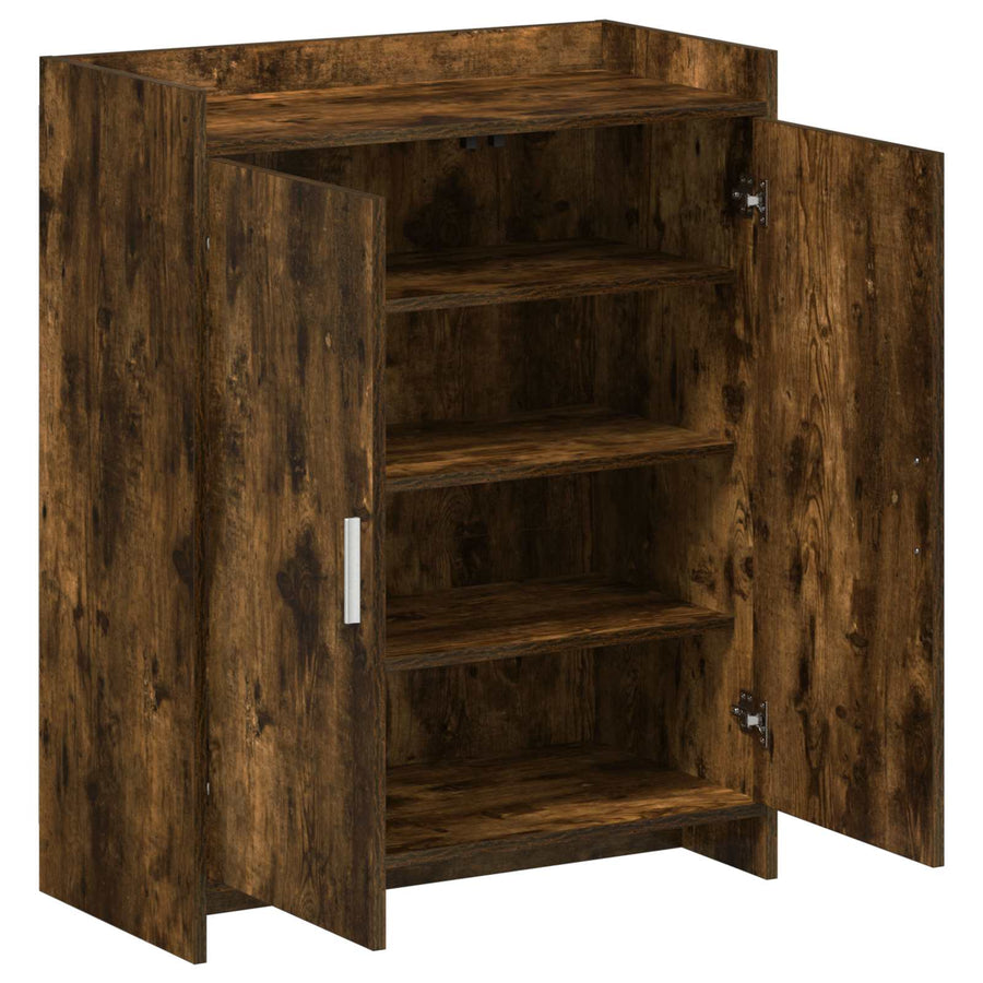 Schoenenkast Gerookt eiken 73,5 x 36 x 92 cm Bewerkt hout
