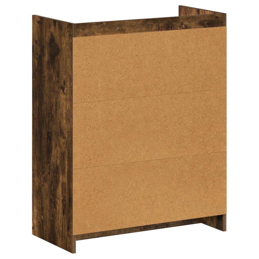 Schoenenkast Gerookt eiken 73,5 x 36 x 92 cm Bewerkt hout