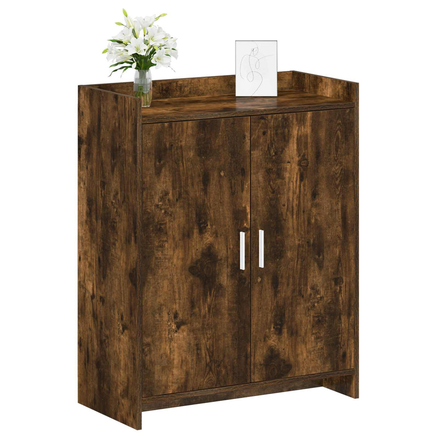 Schoenenkast Gerookt eiken 73,5 x 36 x 92 cm Bewerkt hout