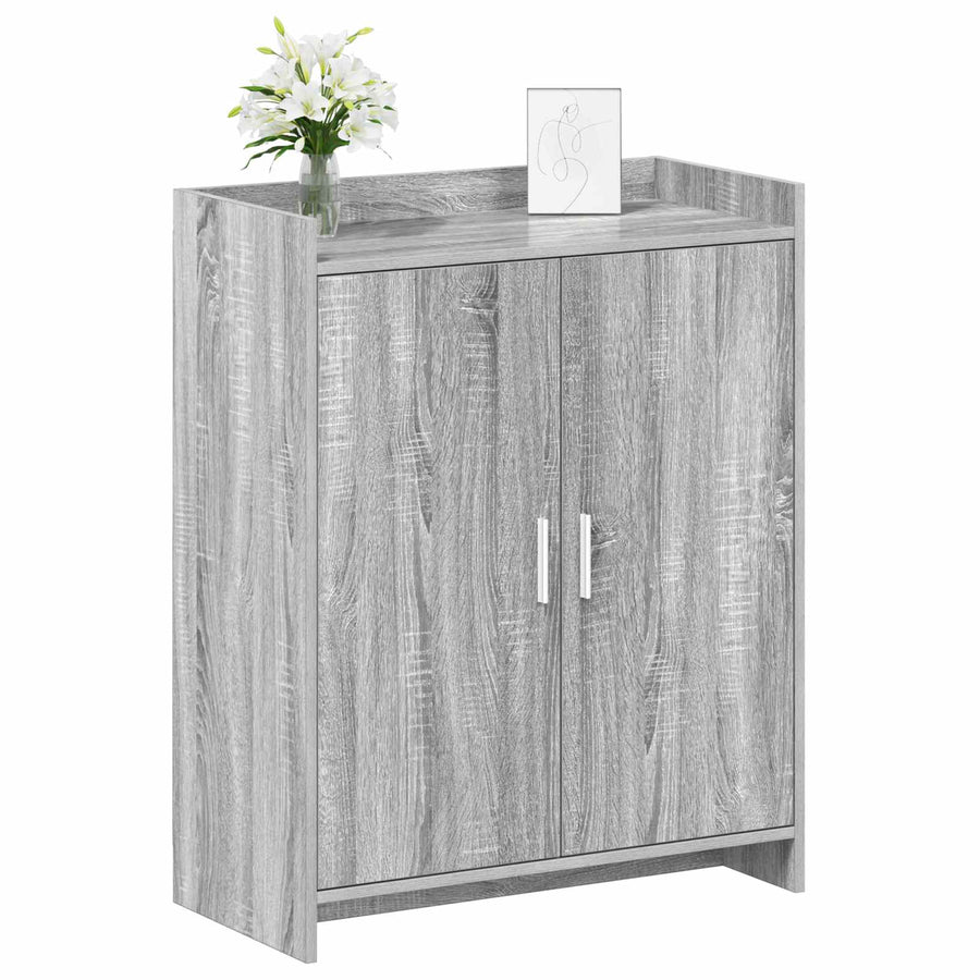 Schoenenkast Grijs Sonoma 73,5 x 36 x 92 cm Bewerkt hout