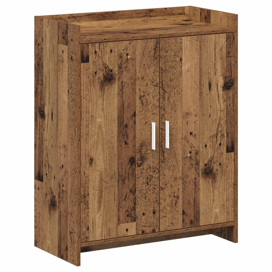 Schoenenkast met opslag Oud hout 73,5 x 36 x 92 cm Bewerkt hout