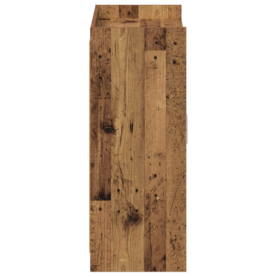Schoenenkast met opslag Oud hout 73,5 x 36 x 92 cm Bewerkt hout