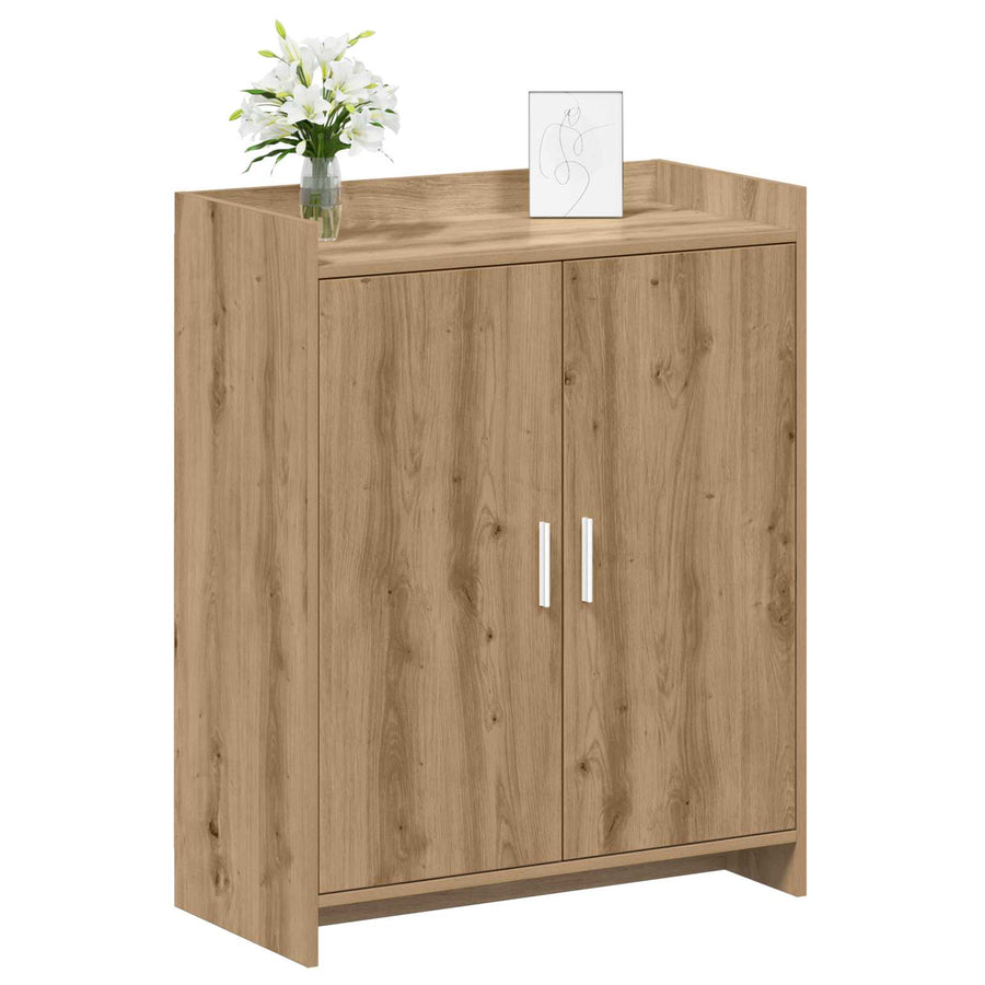 Schoenenkast Artisanaal eiken 73,5 x 36 x 92 cm Bewerkt hout