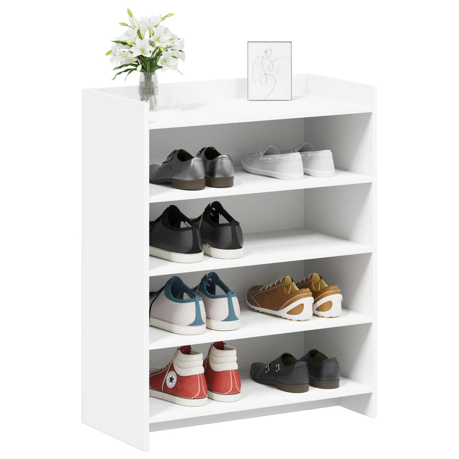 Schoenenkast met opslag Wit 73,5 x 36 x 92 cm Bewerkt hout