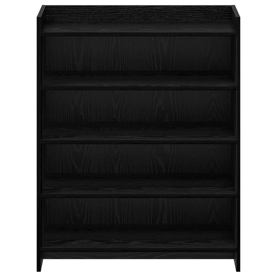 Schoenenkast Zwart eiken 73,5 x 36 x 92 cm Bewerkt hout