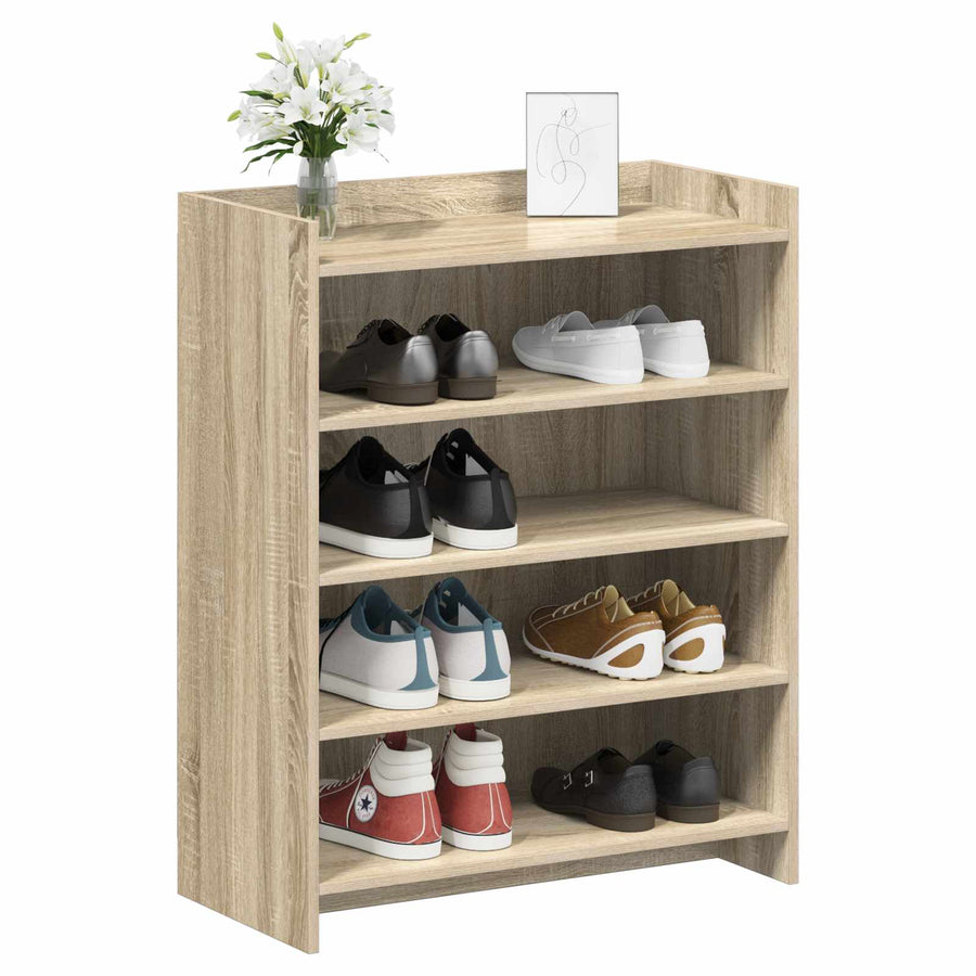 Schoenenkast Sonoma Eiken 73,5 x 36 x 92 cm Bewerkt hout