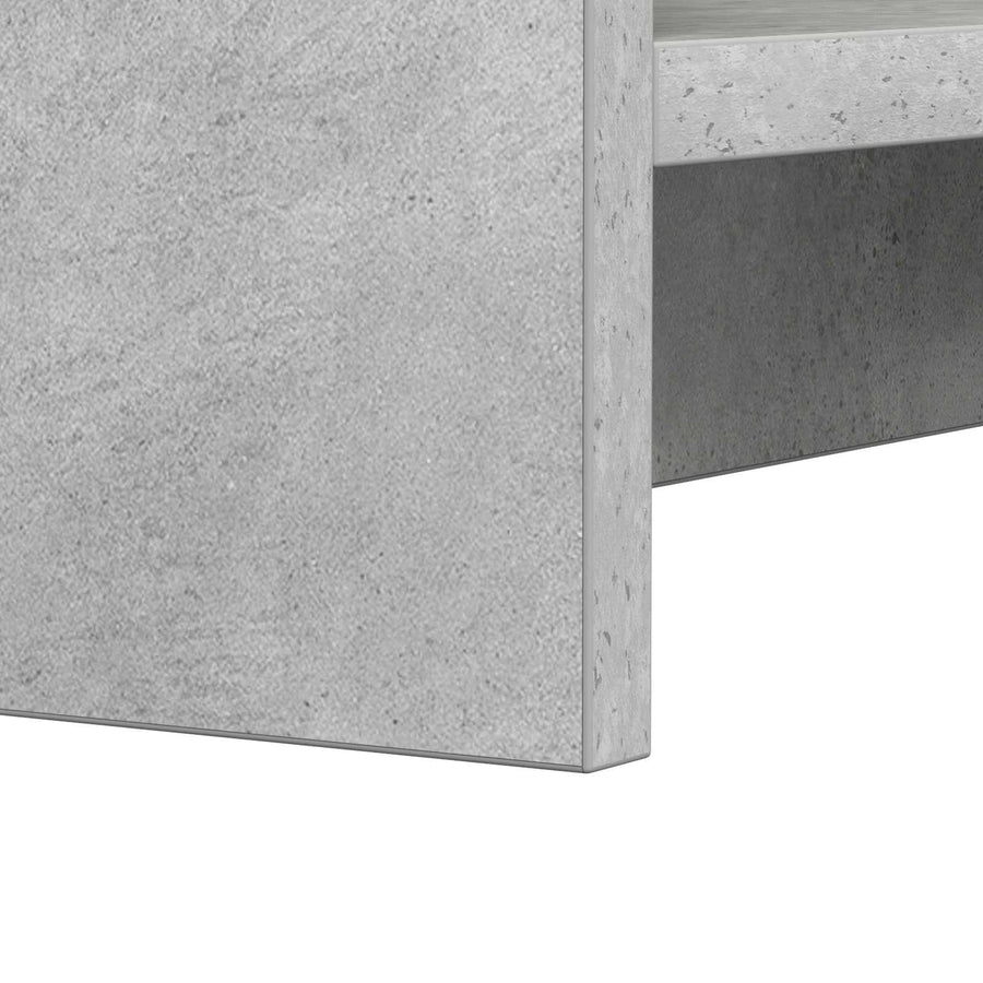 Schoenenkast Betongrijs 73,5 x 36 x 92 cm Bewerkt hout