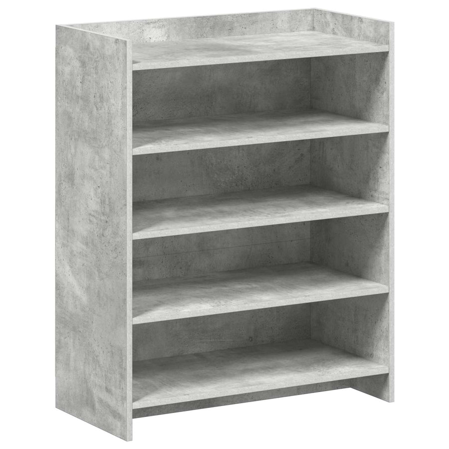 Schoenenkast Betongrijs 73,5 x 36 x 92 cm Bewerkt hout