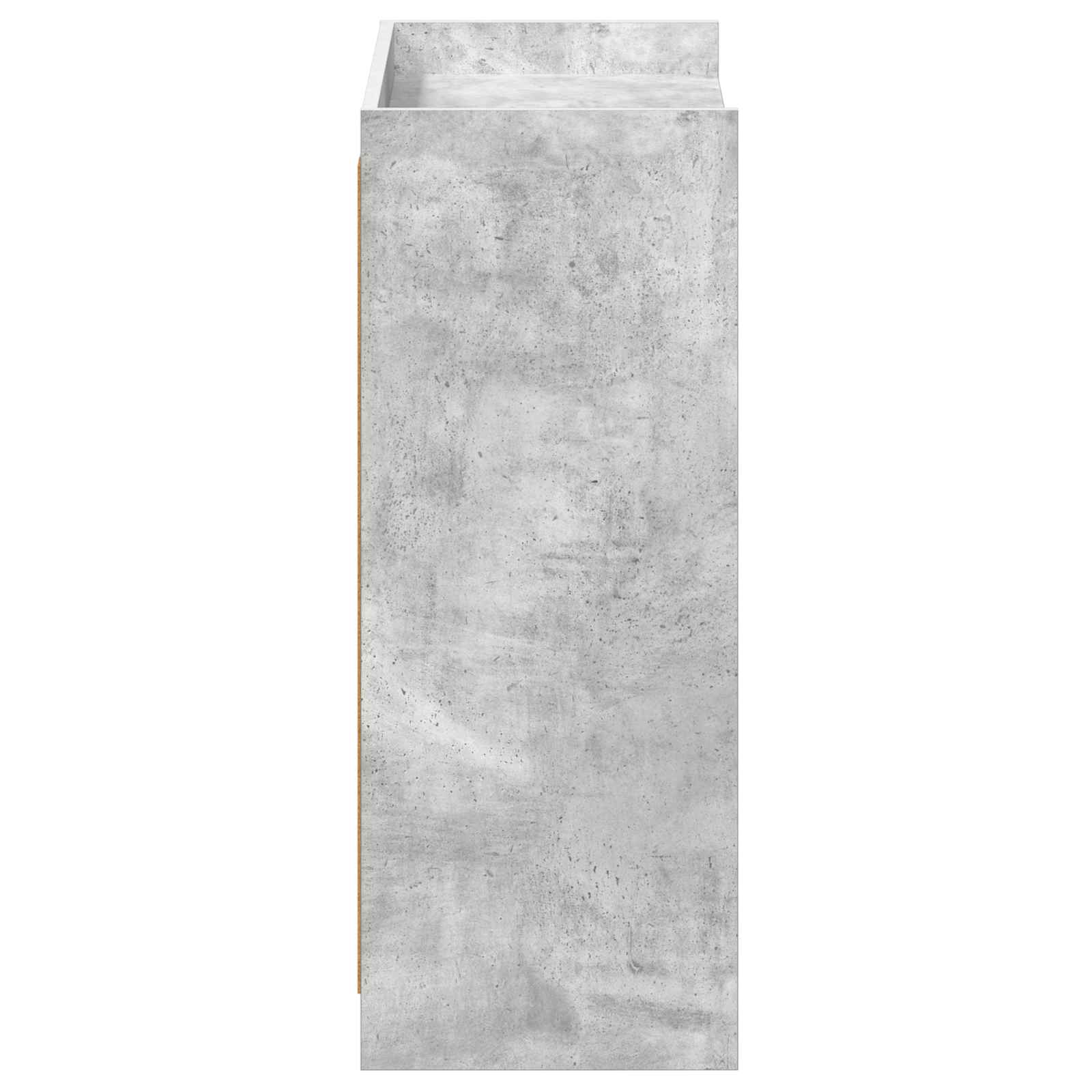 Schoenenkast Betongrijs 73,5 x 36 x 92 cm Bewerkt hout
