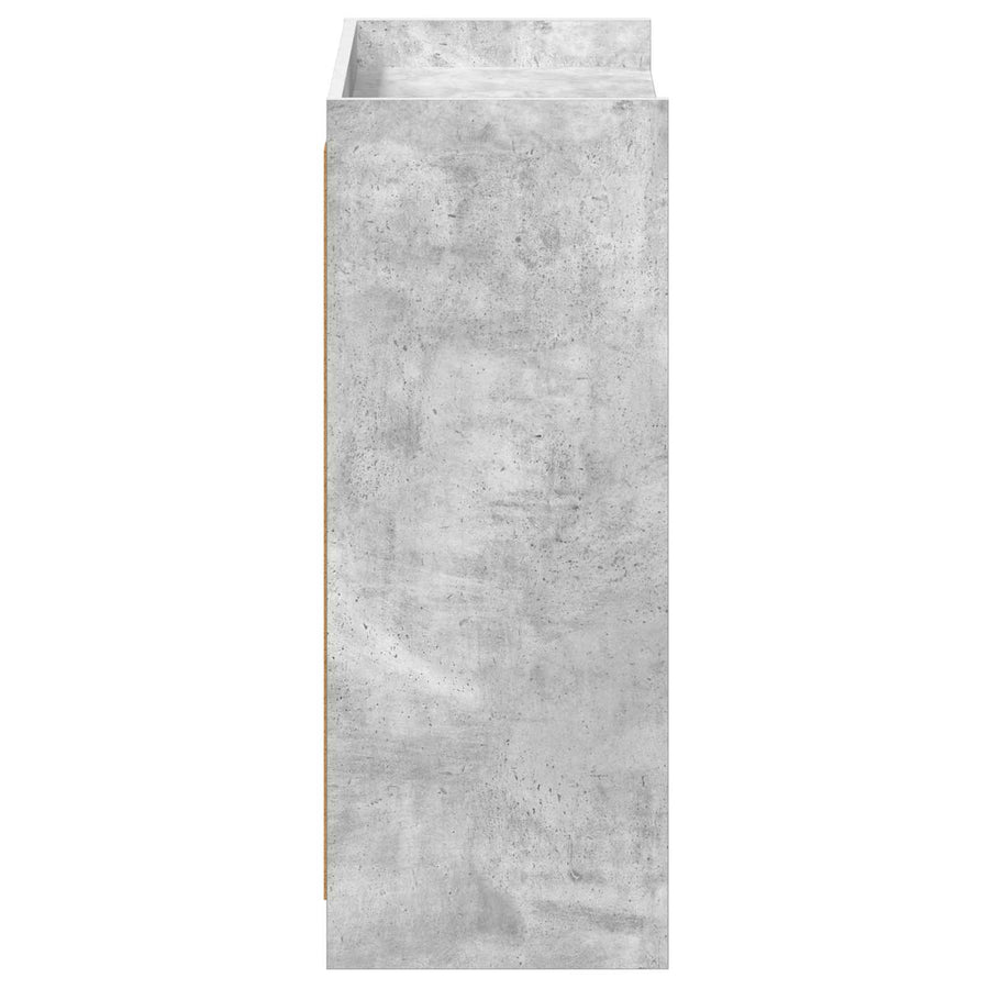 Schoenenkast Betongrijs 73,5 x 36 x 92 cm Bewerkt hout