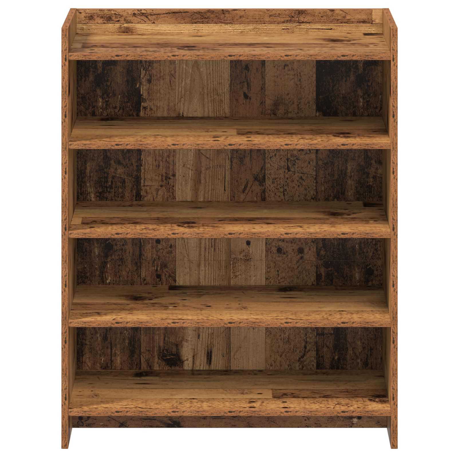 Schoenenkast met opslag Oud hout 73,5 x 36 x 92 cm Bewerkt hout