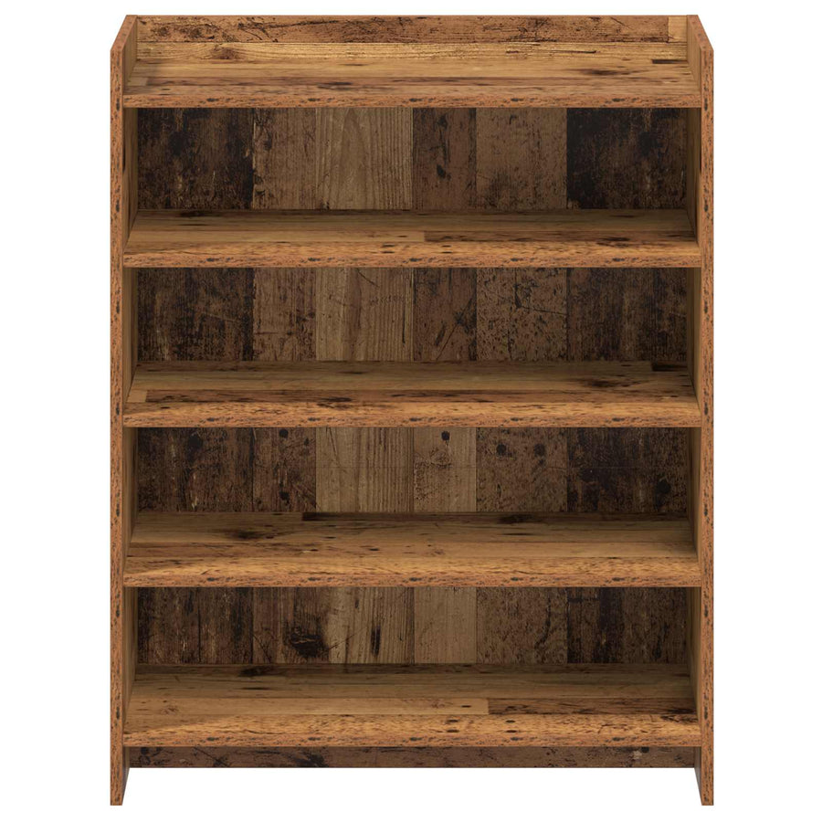 Schoenenkast met opslag Oud hout 73,5 x 36 x 92 cm Bewerkt hout