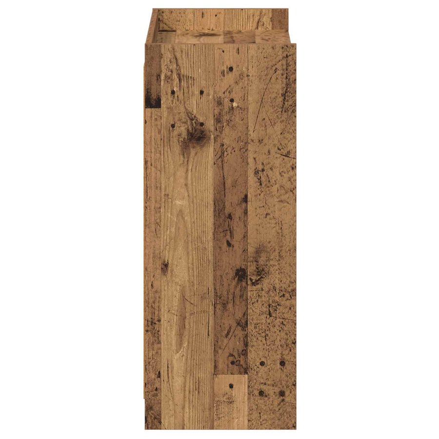 Schoenenkast met opslag Oud hout 73,5 x 36 x 92 cm Bewerkt hout