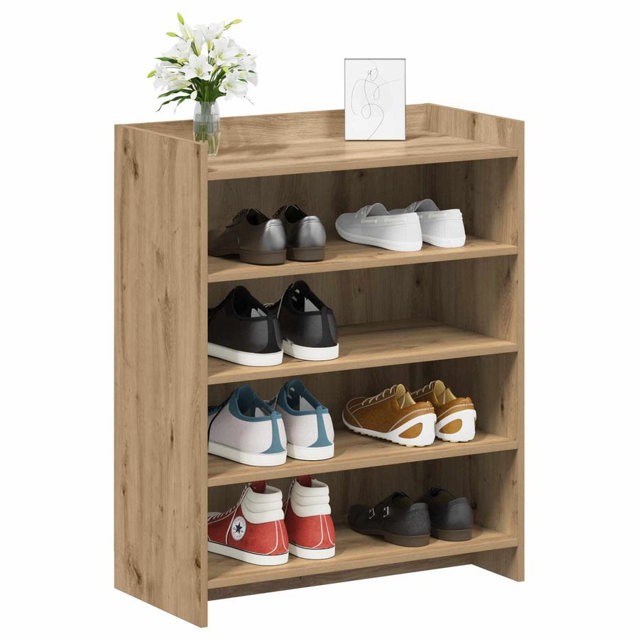 Schoenenkast Artisanaal eiken 73,5 x 36 x 92 cm Bewerkt hout