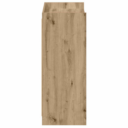 Schoenenkast Artisanaal eiken 73,5 x 36 x 92 cm Bewerkt hout
