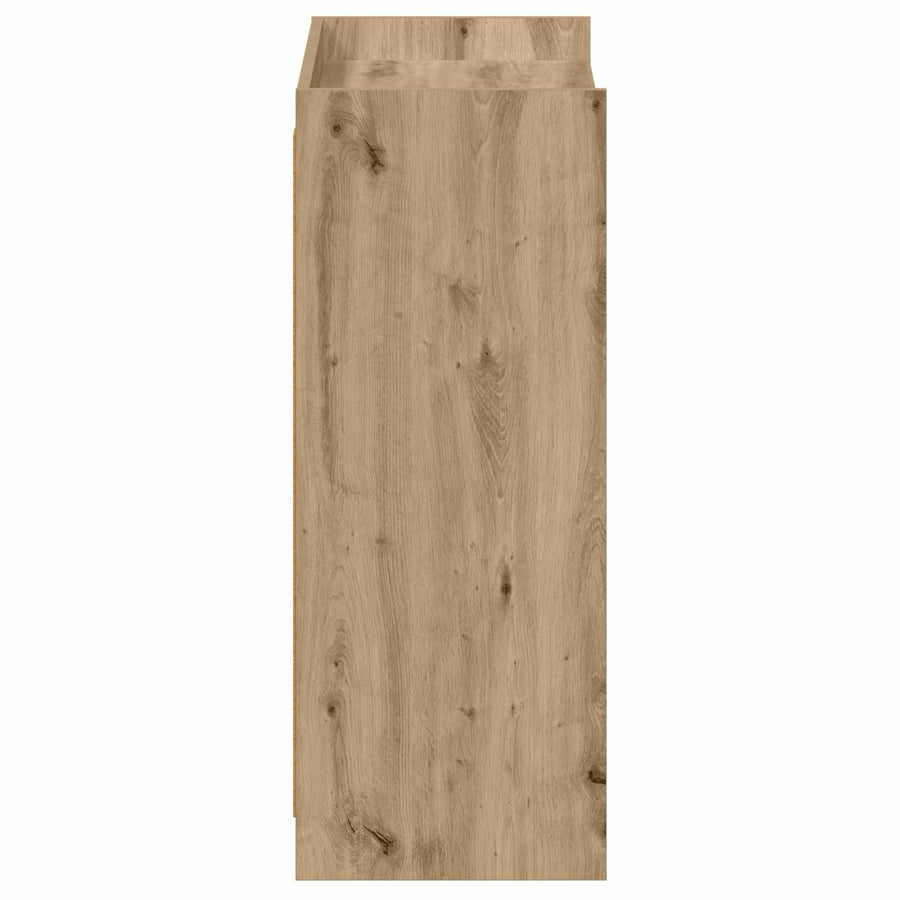 Schoenenkast Artisanaal eiken 73,5 x 36 x 92 cm Bewerkt hout