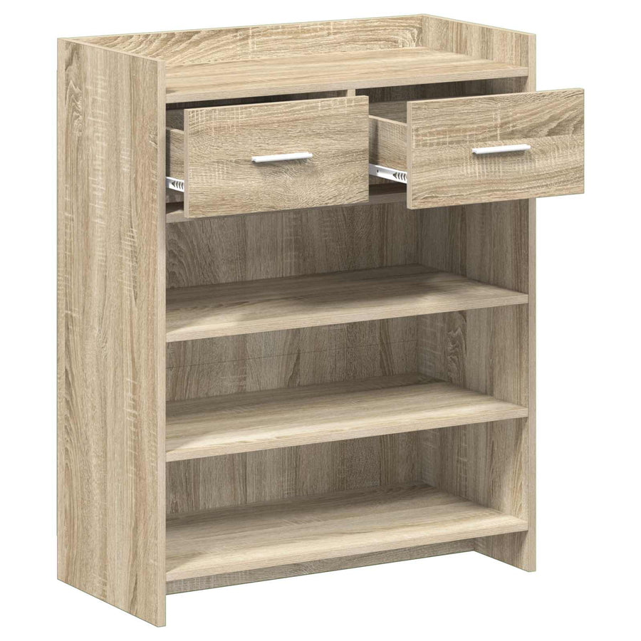Schoenenkast Sonoma Eiken 73,5 x 36 x 92 cm Bewerkt hout