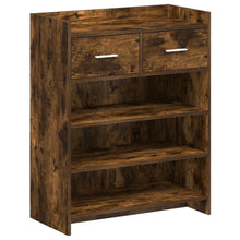 Schoenenkast Gerookt eiken 73,5 x 36 x 92 cm Bewerkt hout