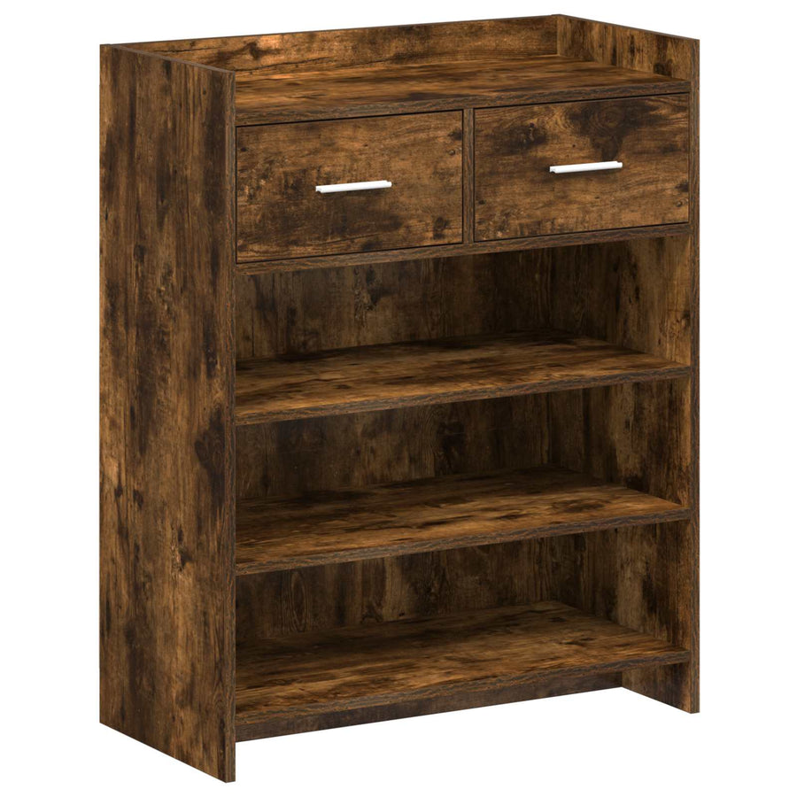 Schoenenkast Gerookt eiken 73,5 x 36 x 92 cm Bewerkt hout