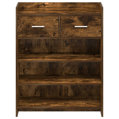 Schoenenkast Gerookt eiken 73,5 x 36 x 92 cm Bewerkt hout