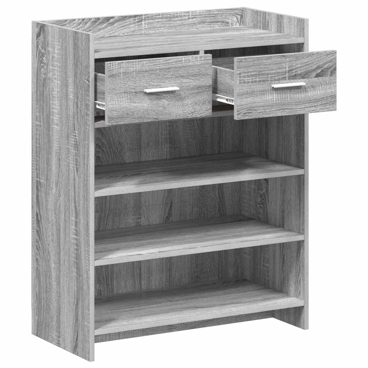 Schoenenkast Grijs Sonoma 73,5 x 36 x 92 cm Bewerkt hout
