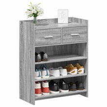 Schoenenkast Grijs Sonoma 73,5 x 36 x 92 cm Bewerkt hout