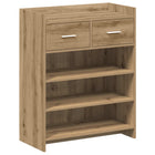 Schoenenkast 73,5x36x92 cm bewerkt hout