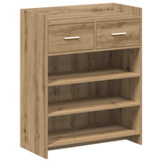Schoenenkast 73,5x36x92 cm bewerkt hout
