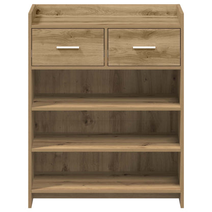 Schoenenkast Artisanaal eiken 73,5 x 36 x 92 cm Bewerkt hout