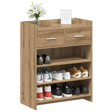 Schoenenkast Artisanaal eiken 73,5 x 36 x 92 cm Bewerkt hout