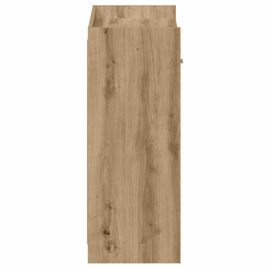 Schoenenkast Artisanaal eiken 73,5 x 36 x 92 cm Bewerkt hout
